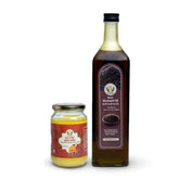 VedPahal A2 Cow Ghee & Stone-Pressed Mustard Oil Combo Pack